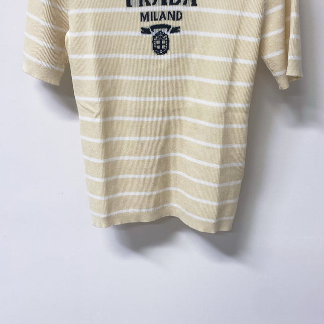PRADA 26S SHORT-SLEEVE KNIT T-SHIRT 1013