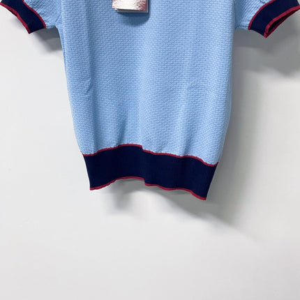 GUCCI 26S SHORT-SLEEVE KNIT TOP 433