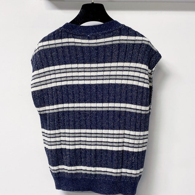 CHANEL 26S SLEEVELESS KNIT TOP 1398