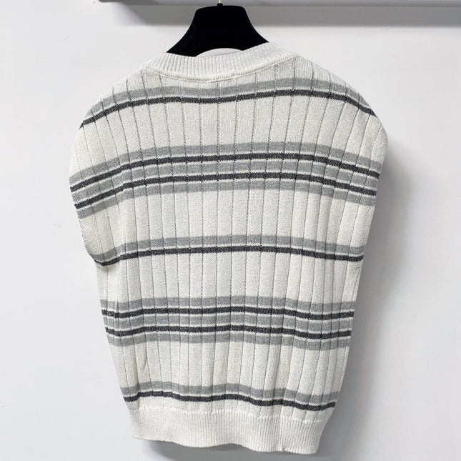 CHANEL 26S SLEEVELESS KNIT TOP 1397