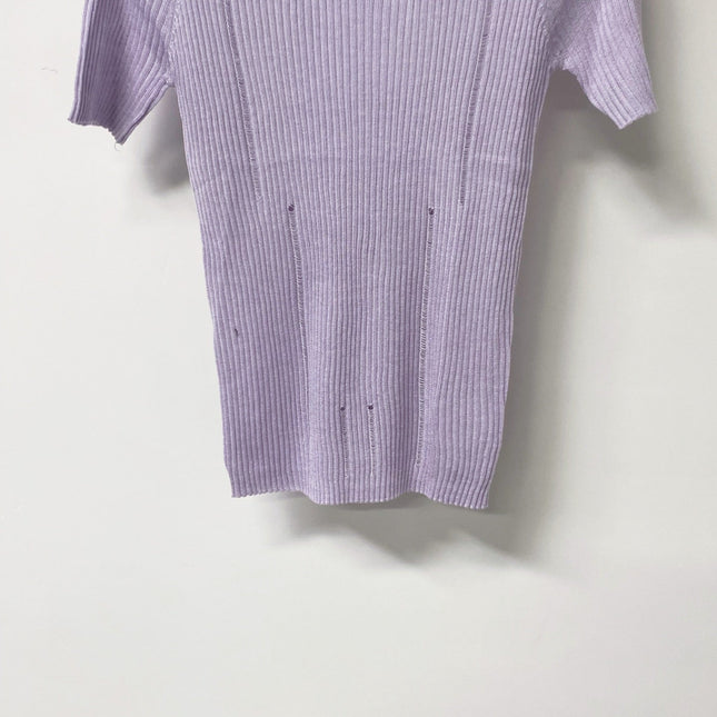 CHANEL 26S SHORT-SLEEVE KNIT TOP 1305
