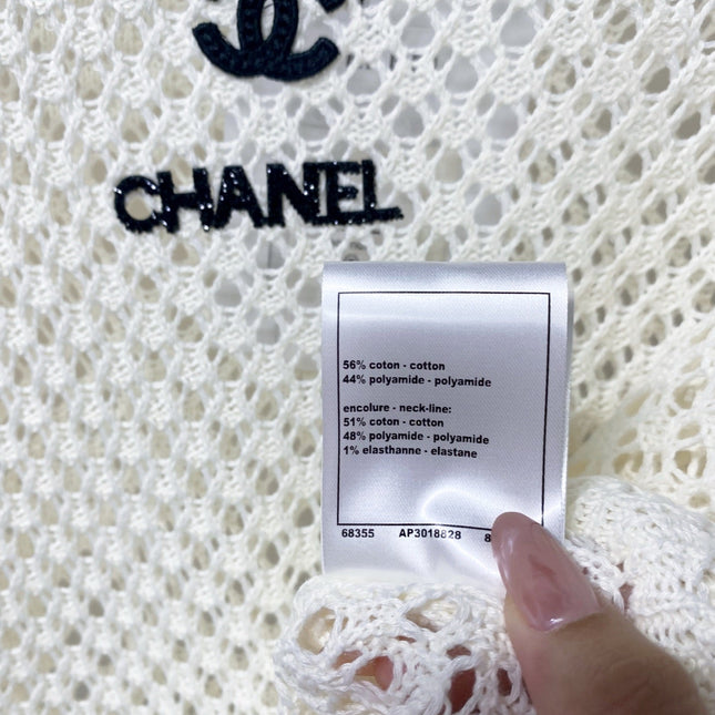 CHANEL 26S SHORT-SLEEVE KNIT TOP 1306