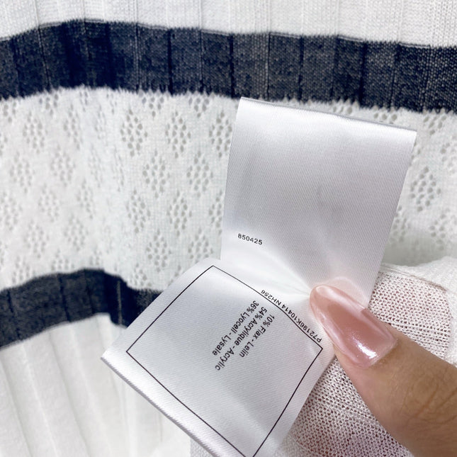 CHANEL 26S SHORT-SLEEVE KNIT POLO 1308