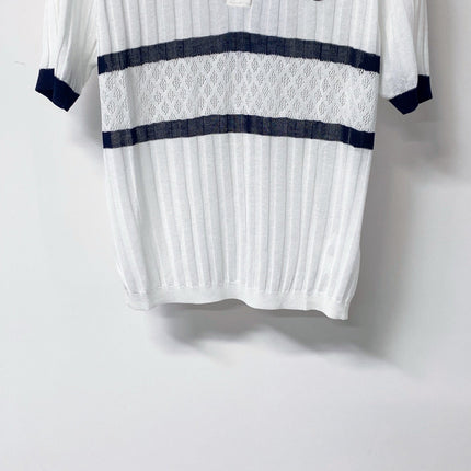 CHANEL 26S SHORT-SLEEVE KNIT POLO 1308
