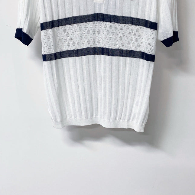CHANEL 26S SHORT-SLEEVE KNIT POLO 1308