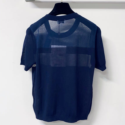 CHANEL 26S SHORT-SLEEVE KNIT TOP 1300