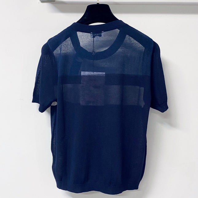CHANEL 26S SHORT-SLEEVE KNIT TOP 1300