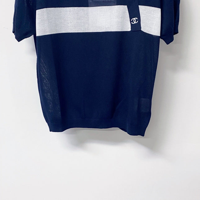 CHANEL 26S SHORT-SLEEVE KNIT TOP 1300