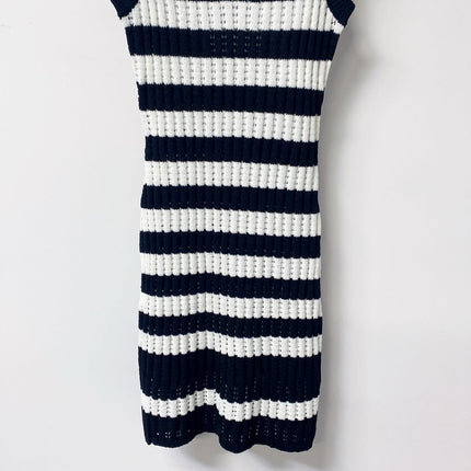 CHANEL 26S STRIPED KNIT DRESS 1297