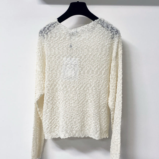 CHANEL 26S BOUCLE KNIT SWEATER 1290