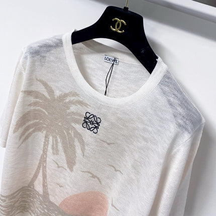 LOEWE 26S SHORT-SLEEVE KNIT TOP 600