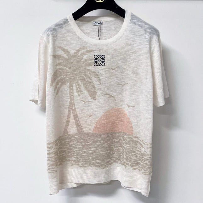 LOEWE 26S SHORT-SLEEVE KNIT TOP 600