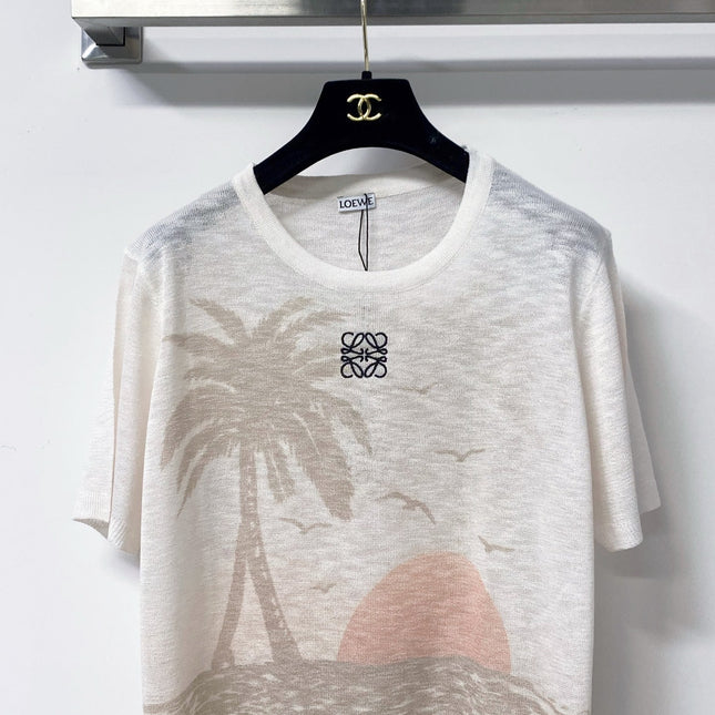 LOEWE 26S SHORT-SLEEVE KNIT TOP 600