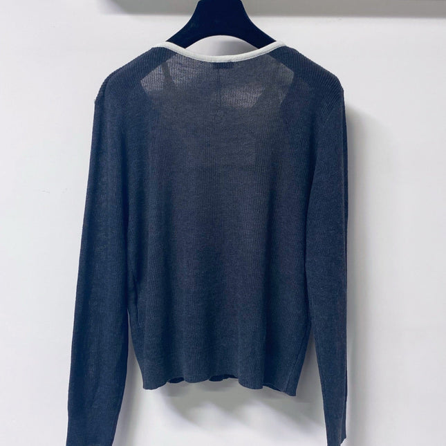LOEWE 26S LAYERED V-NECK KNITTED SWEATER 567