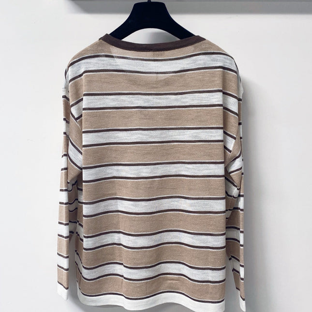 LOEWE 26S STRIPED LIGHTWEIGHT KNITTED SWEATER 570