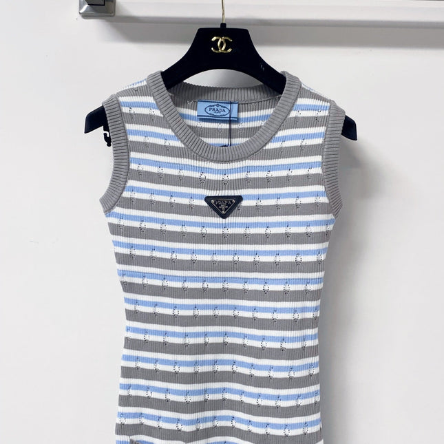 PRADA 26S SLEEVELESS KNIT DRESS STYLE 924
