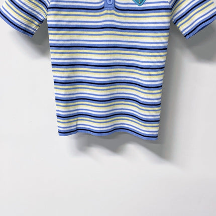 PRADA 26S SHORT-SLEEVE KNIT POLO 1154