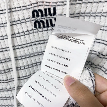 MIUMIU 26S LONG-SLEEVE KNIT TOP 1439