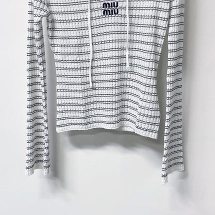 MIUMIU 26S LONG-SLEEVE KNIT TOP 1439