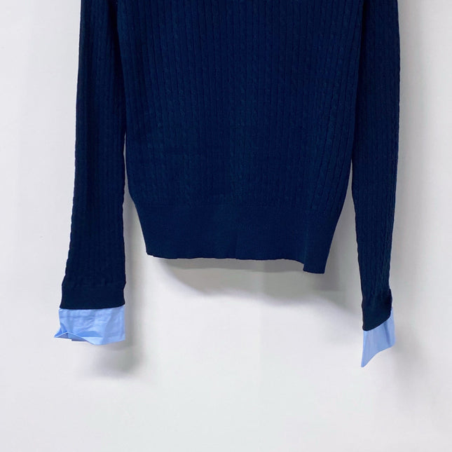 MIUMIU 26S KNIT POLO SWEATER 1336