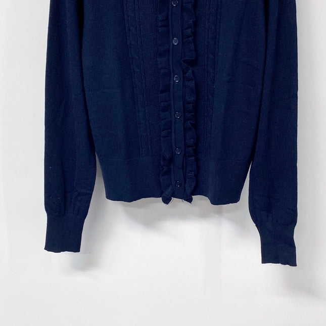 MIUMIU 26S COLLAR RUFFLE CARDIGAN 1334