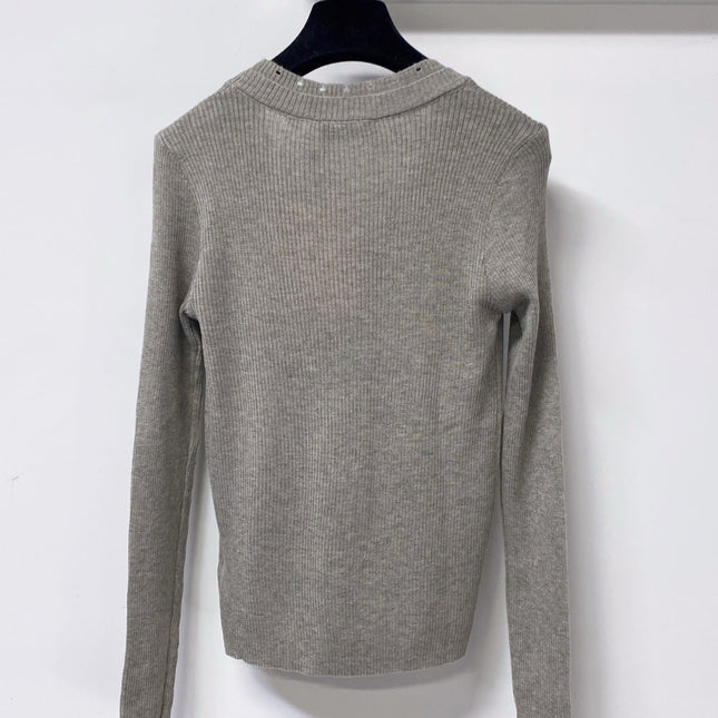 MIUMIU 26S SCOOP-NECK KNIT TOP 1323