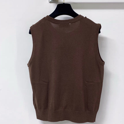 MIUMIU 26S SLEEVELESS KNIT TOP 1326