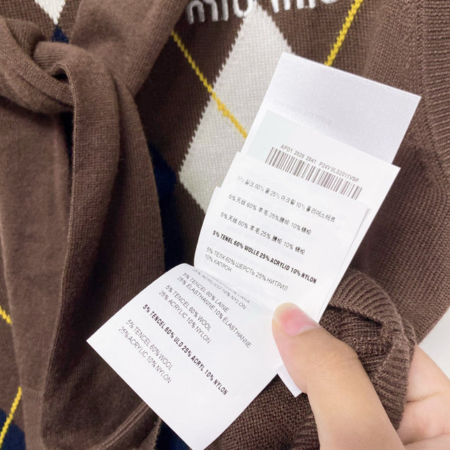 MIUMIU 26S SLEEVELESS KNIT TOP 1326