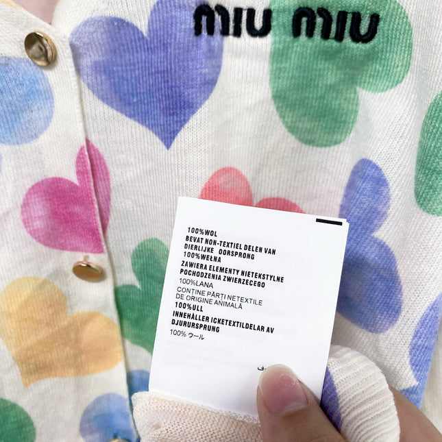 MIUMIU 26S V-NECK CARDIGAN 1327