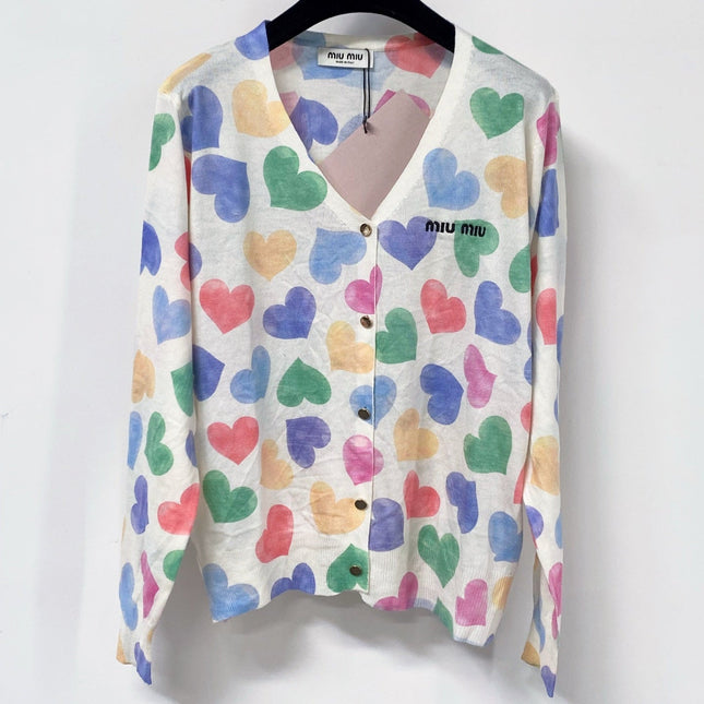 MIUMIU 26S V-NECK CARDIGAN 1327