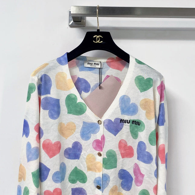 MIUMIU 26S V-NECK CARDIGAN 1327