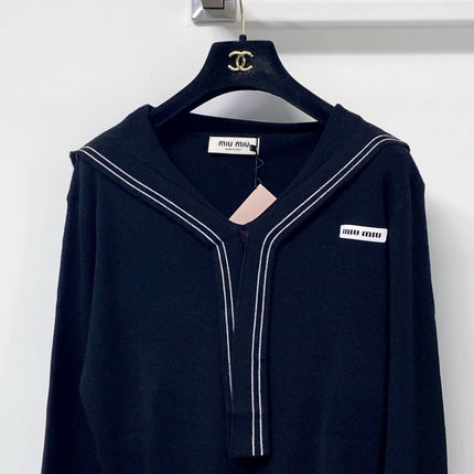 MIUMIU 26S V-NECK KNIT SWEATER 1305