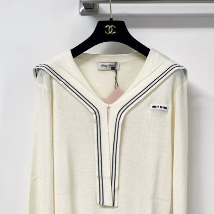 MIUMIU 26S V-NECK KNIT SWEATER 1303