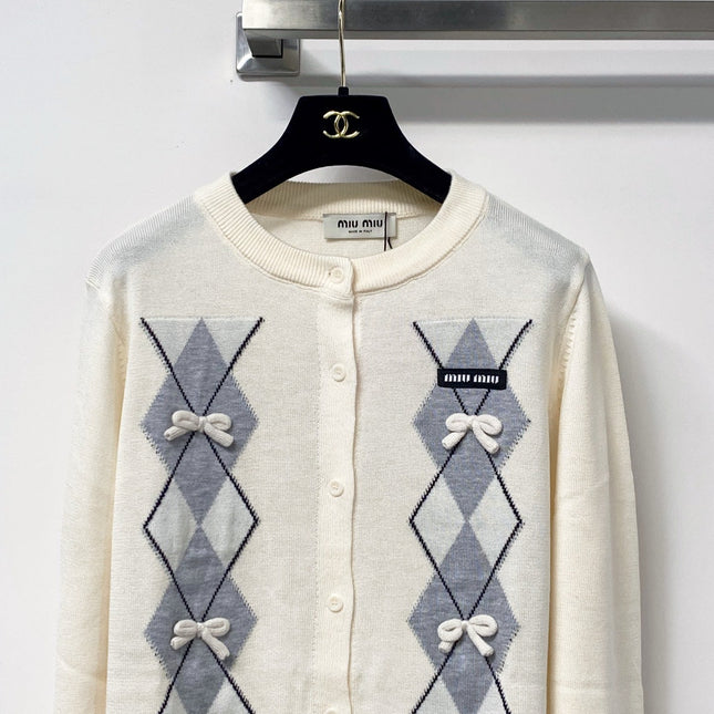 MIUMIU 26S KNIT CARDIGAN 1286