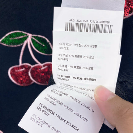 MIUMIU 26S SHORT-SLEEVE KNIT TOP 1291