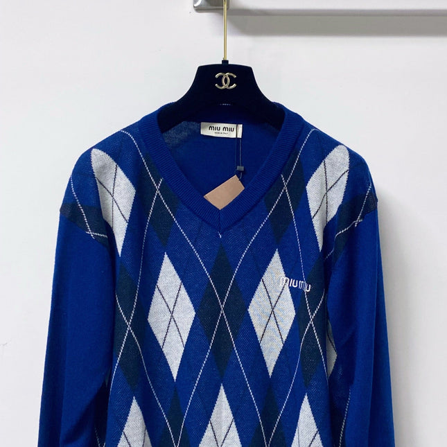 MIUMIU 26S V-NECK SWEATER 1591