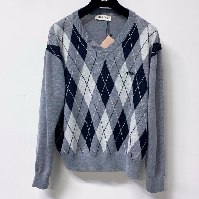 MIUMIU 26S V-NECK SWEATER 1590