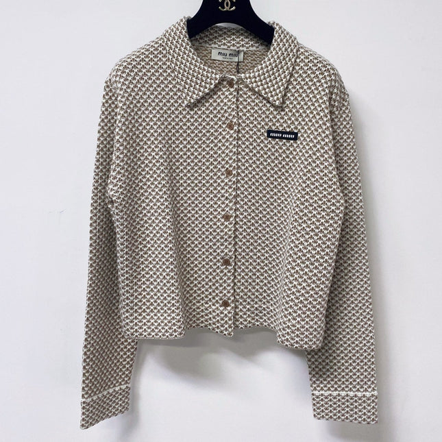 MIUMIU 26S KNIT CARDIGAN 1587