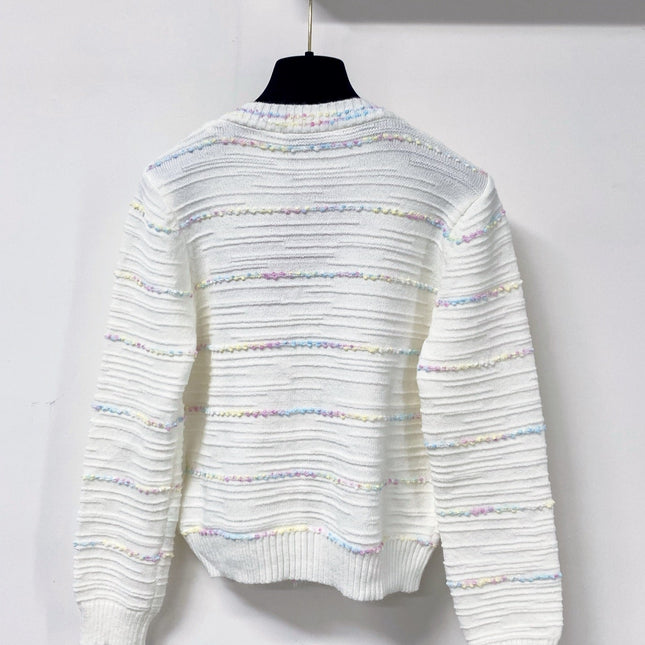 MIUMIU 26S CREWNECK KNIT CARDIGAN 1584