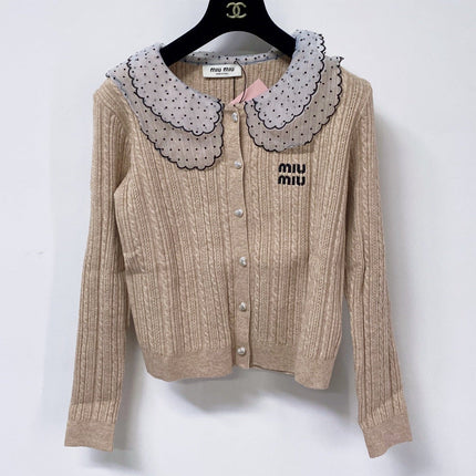MIUMIU 26S KNIT CARDIGAN 1527