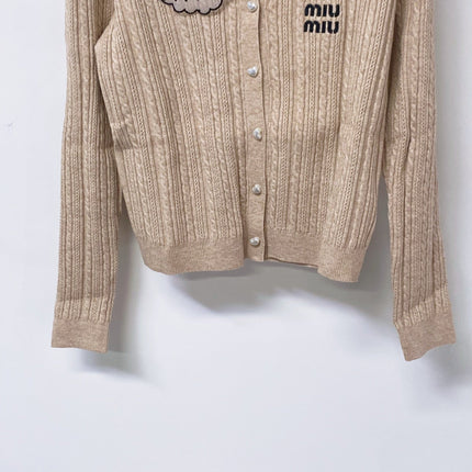 MIUMIU 26S KNIT CARDIGAN 1527