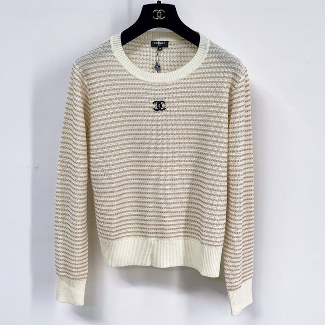 CHANEL 26S CREW-NECK KNIT SWEATER 1749