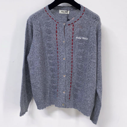 MIUMIU 26S KNIT CARDIGAN 1524