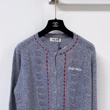 MIUMIU 26S KNIT CARDIGAN 1524