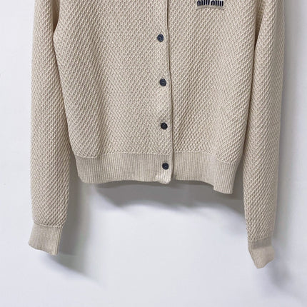 MIUMIU 26S CARDIGAN KNIT SWEATER 1495