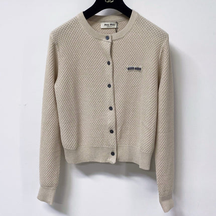 MIUMIU 26S CARDIGAN KNIT SWEATER 1495