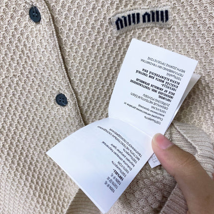 MIUMIU 26S CARDIGAN KNIT SWEATER 1495