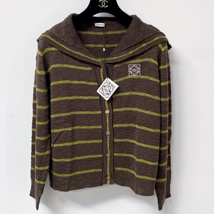 LOEWE 26S COLLAR KNIT CARDIGAN 668