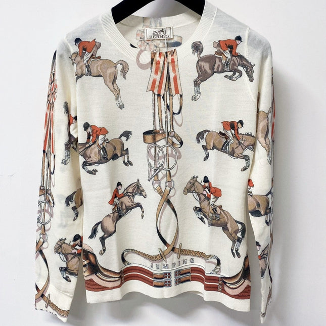 HERMES 26S CREWNECK SWEATER 805