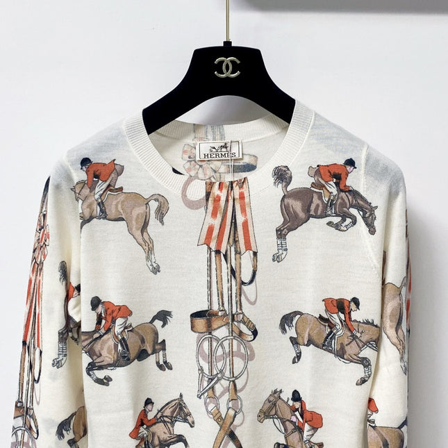 HERMES 26S CREWNECK SWEATER 805